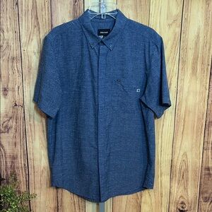 Marmot Blue Casual Button Down Shirt Short Sleeve